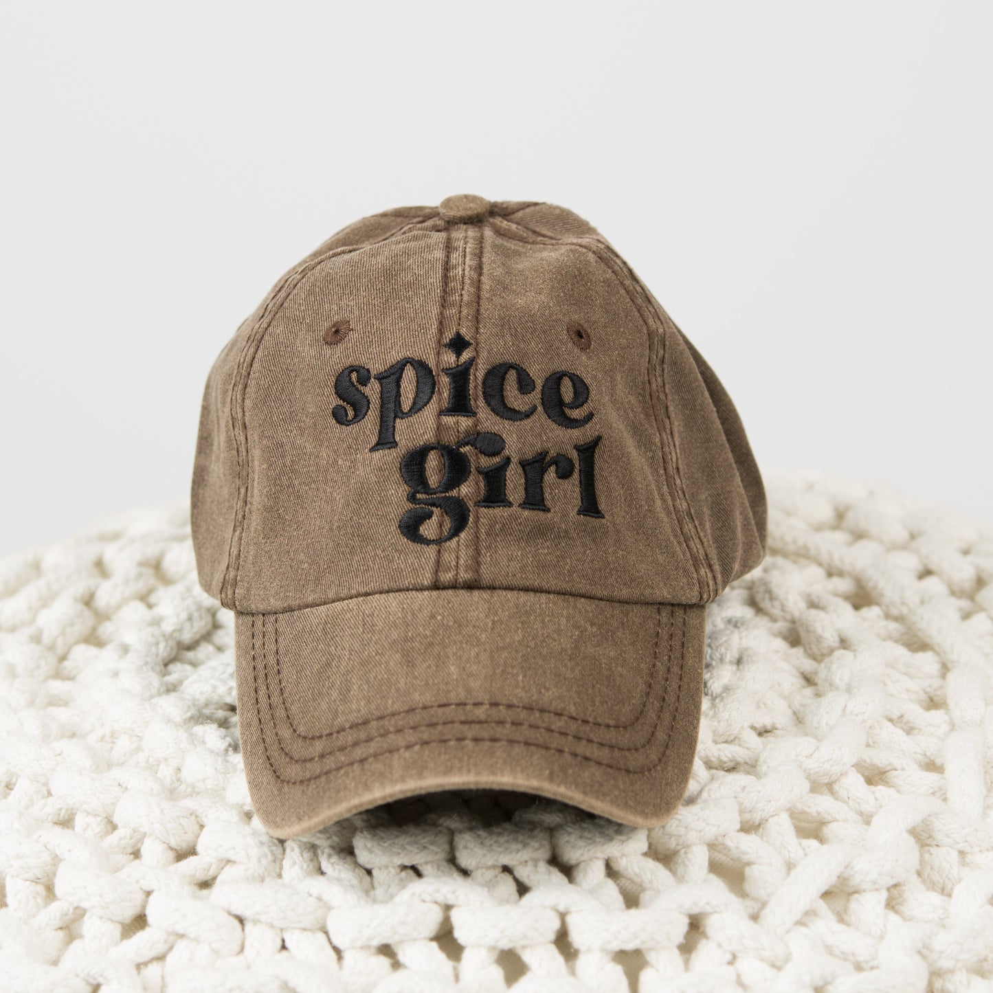 Embroidered Spice Girl | Canvas Hat