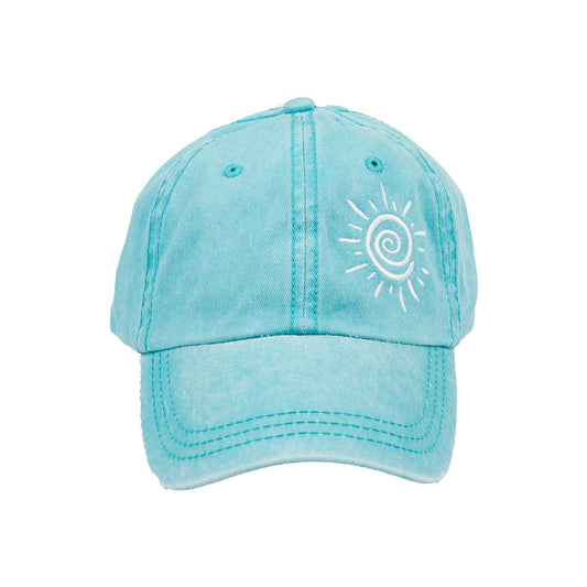 Embroidered Summer Sun | Canvas Hat