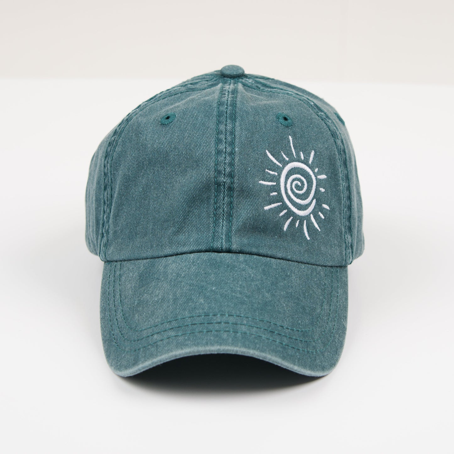 Embroidered Summer Sun | Canvas Hat