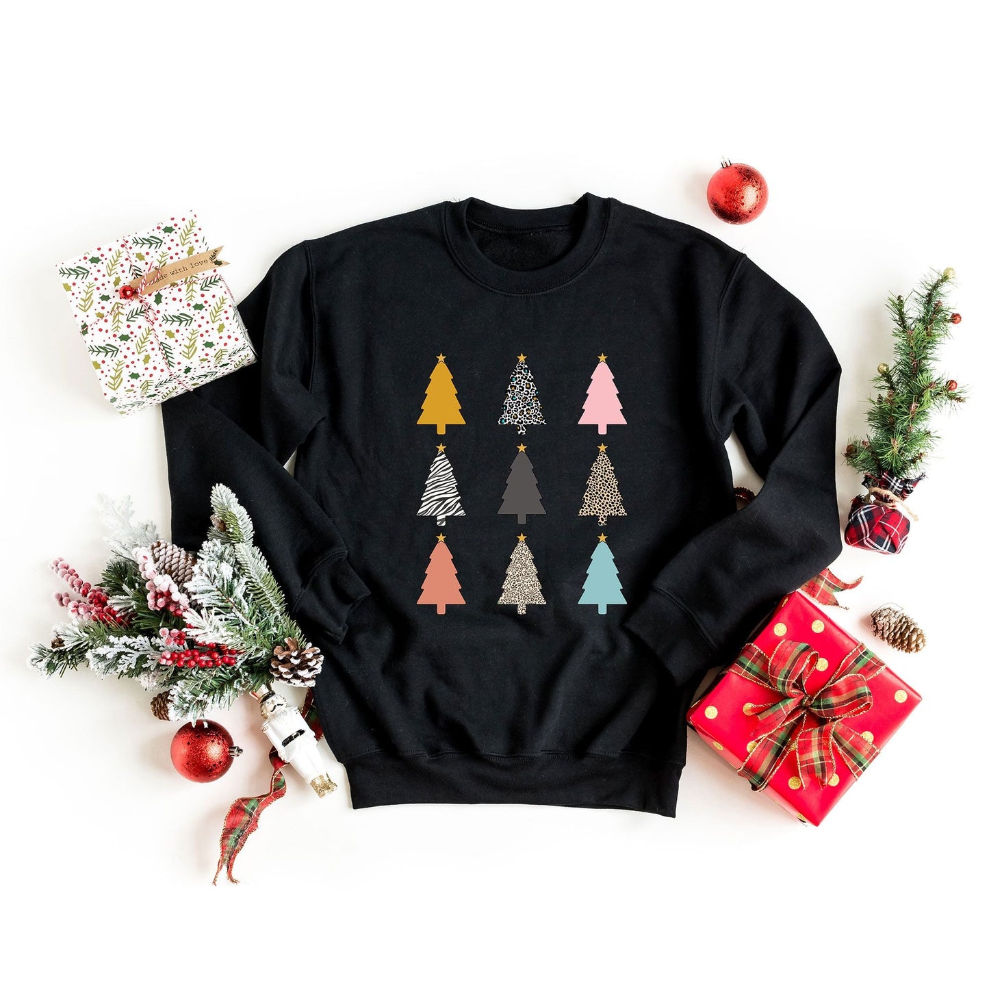 Colorful Christmas Tree Chart | Sweatshirt