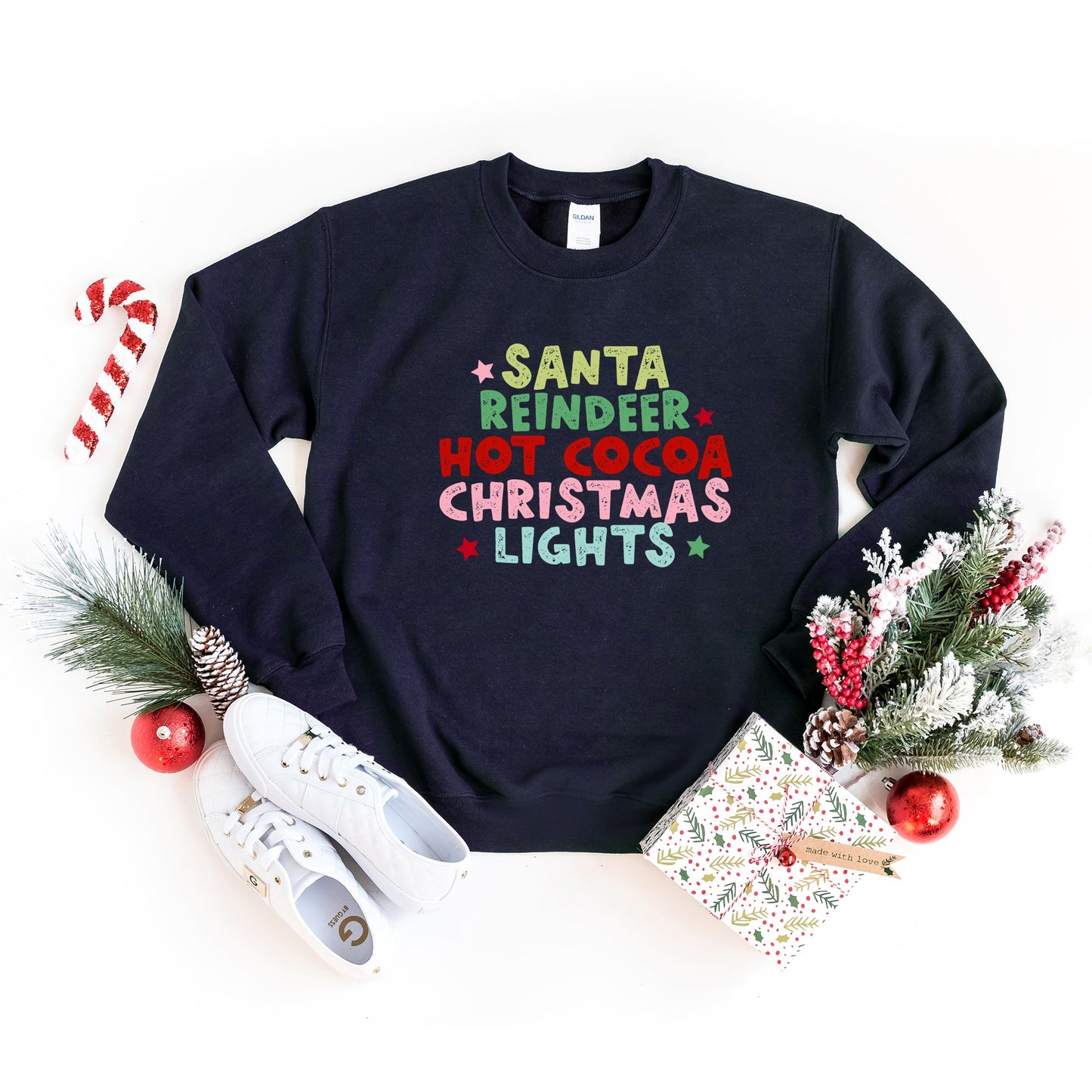 Santa Reindeer Hot Cocoa | Sweatshirt