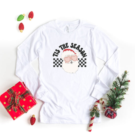 Tis The Season Santa | Long Sleeve Crew Neck