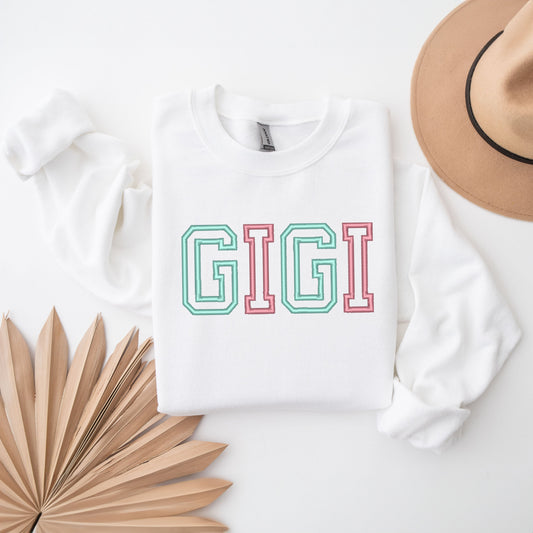 Embroidered Gigi Outline | Sweatshirt