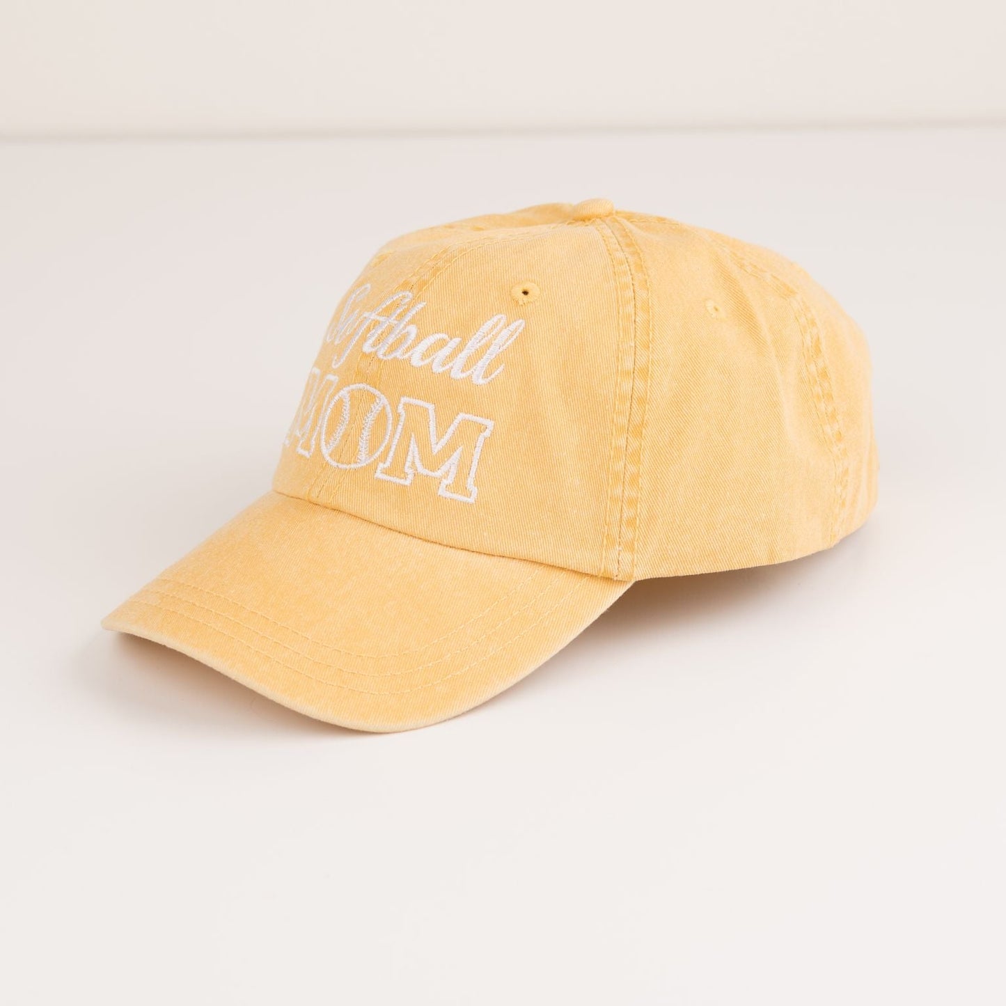 Embroidered Softball Mom | Canvas Hat