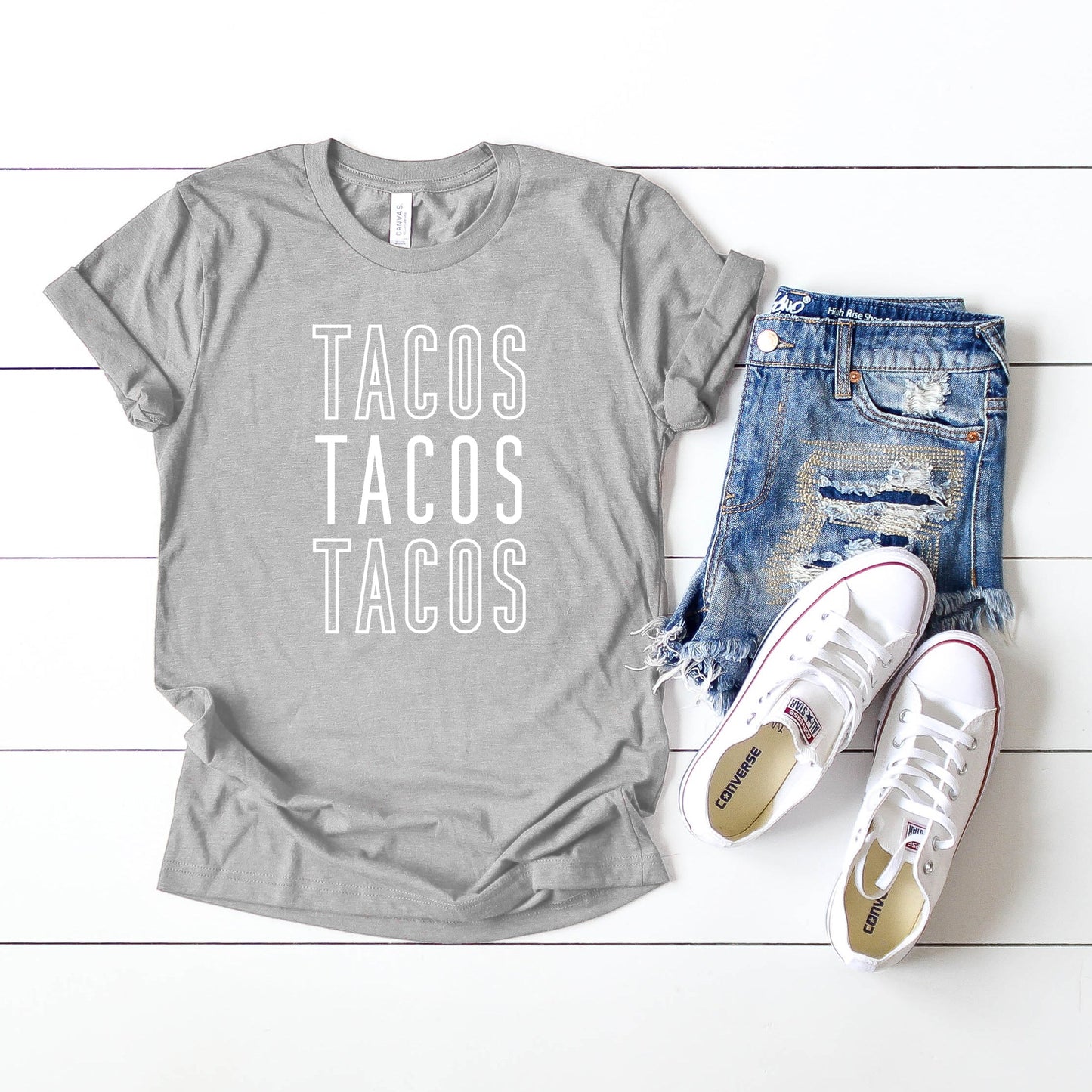 Tacos Tacos Tacos | Short Sleeve Crew Neck