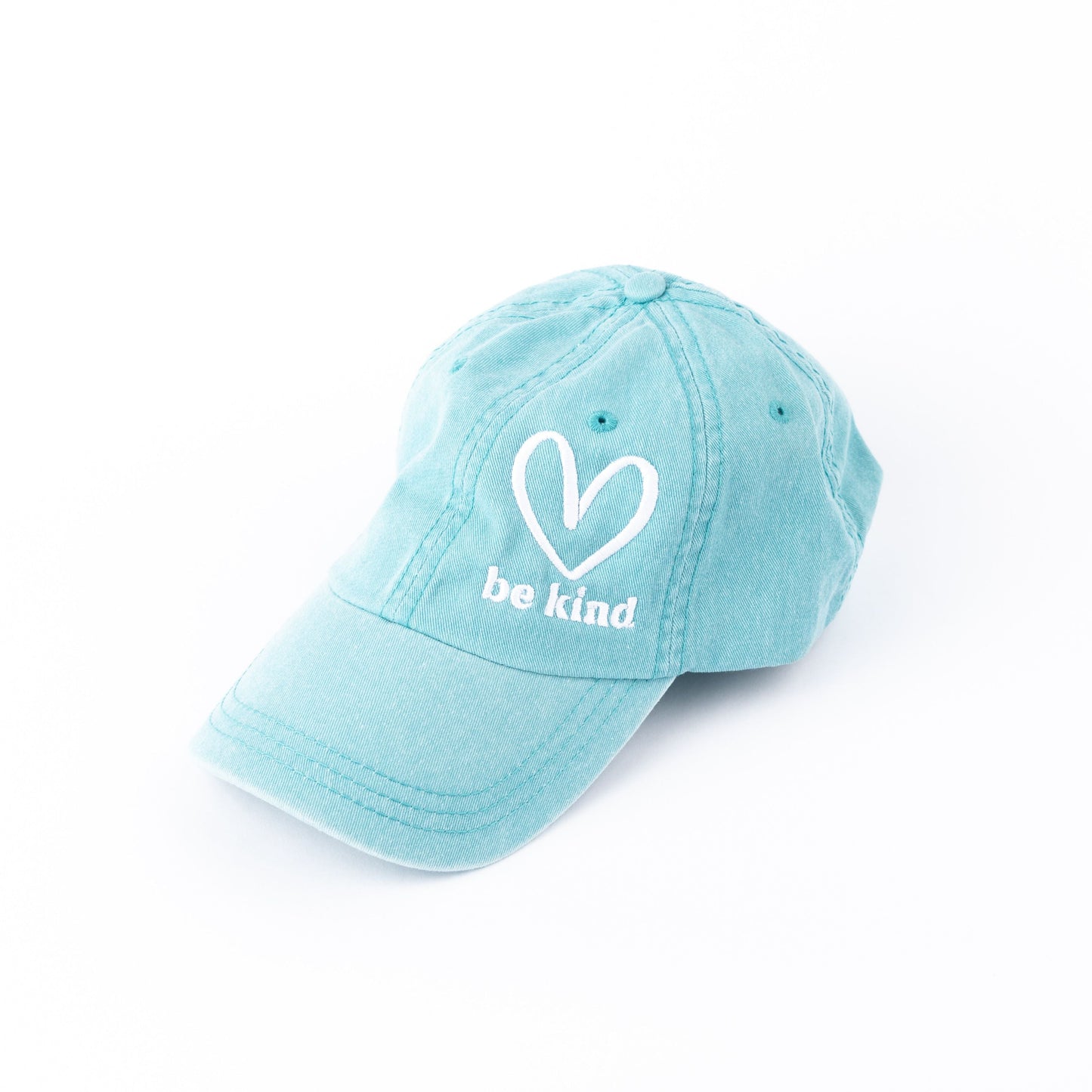 Embroidered Be Kind Heart | Canvas Hat