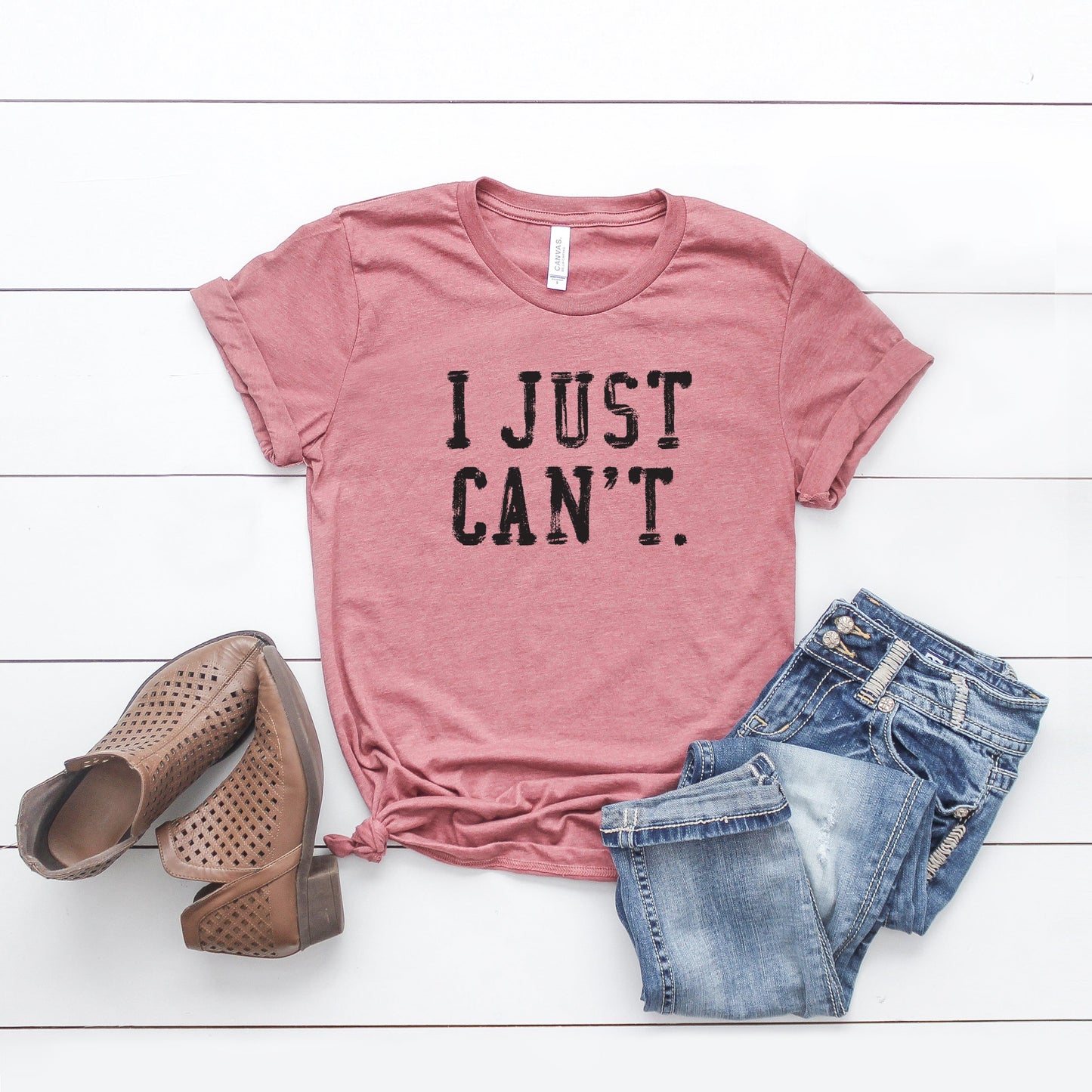 I Just Can't | Short Sleeve Crew Neck