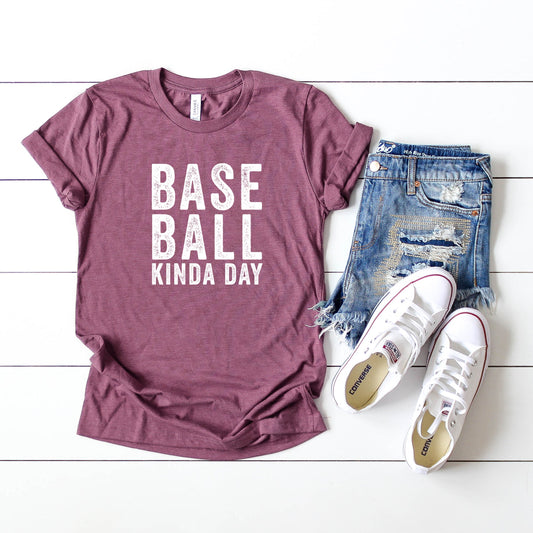 Baseball Kinda Day | Short Sleeve Crew Neck