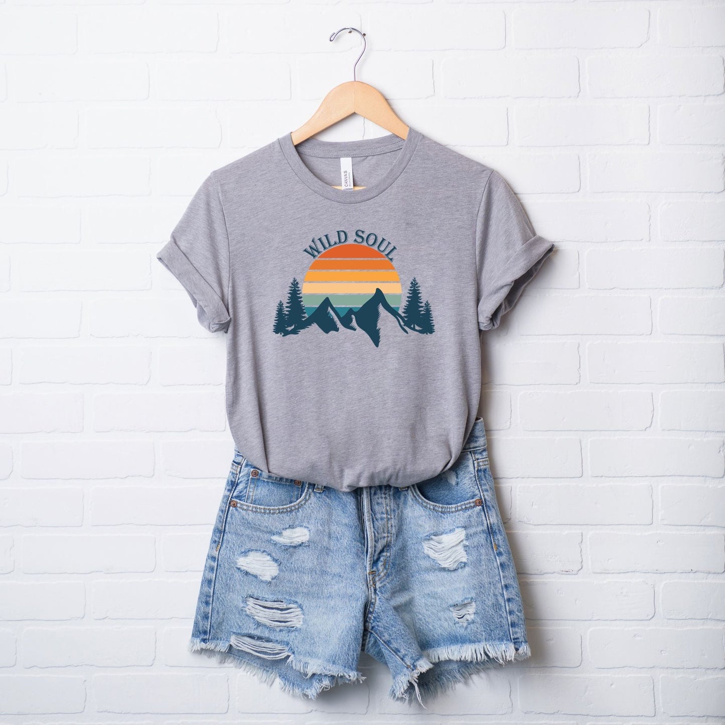 Wild Soul Colorful | Short Sleeve Crew Neck